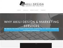 Tablet Screenshot of akilidesign.com